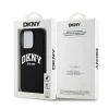 Чохол DKNY Liquid Silicone White Printed Logo для iPhone 13 Pro Black with MagSafe (DKHMP13LSNYACH)