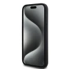 Чехол DKNY Liquid Silicone White Printed Logo для iPhone 14 / 15 / 13 Black with MagSafe (DKHMP14SSNYACH)