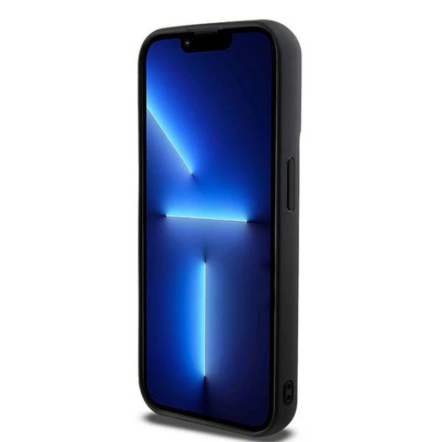 Чохол DKNY 3D Rubber Repeat Pattern для iPhone 15 Pro Black (DKHCP15L3DRPWK)