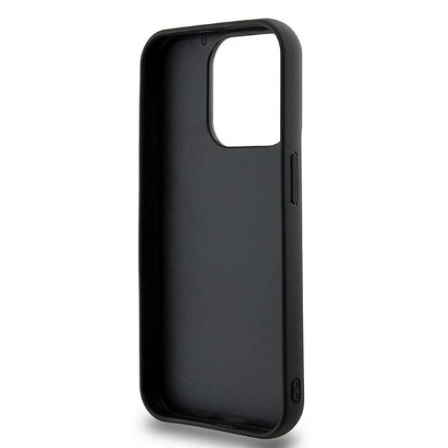 Чехол DKNY 3D Rubber Repeat Pattern для iPhone 15 Pro Max Black (DKHCP15X3DRPWK)