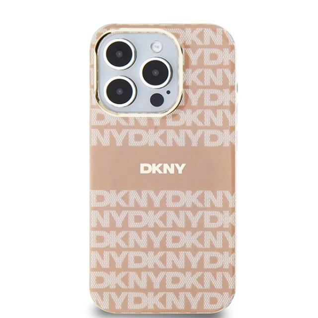 Чохол DKNY Hardcase IML Mono Stripe для iPhone 13 Pro Max Pink with MagSafe (DKHMP13XHRHSEP)