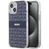 Чохол DKNY IML Mono & Stripe для iPhone 15 / 14 / 13 Blue with MagSafe (DKHMP15SHRHSEB)