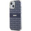 Чохол DKNY IML Mono & Stripe для iPhone 15 / 14 / 13 Blue with MagSafe (DKHMP15SHRHSEB)