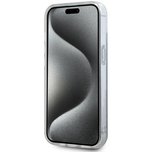 Чохол DKNY IML Mono & Stripe для iPhone 15 / 14 / 13 Blue with MagSafe (DKHMP15SHRHSEB)
