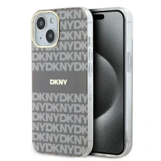 Чохол DKNY Hardcase IML Mono & Stripe для iPhone 15 / 14 / 13 Beige with MagSafe (DKHMP15SHRHSEE)
