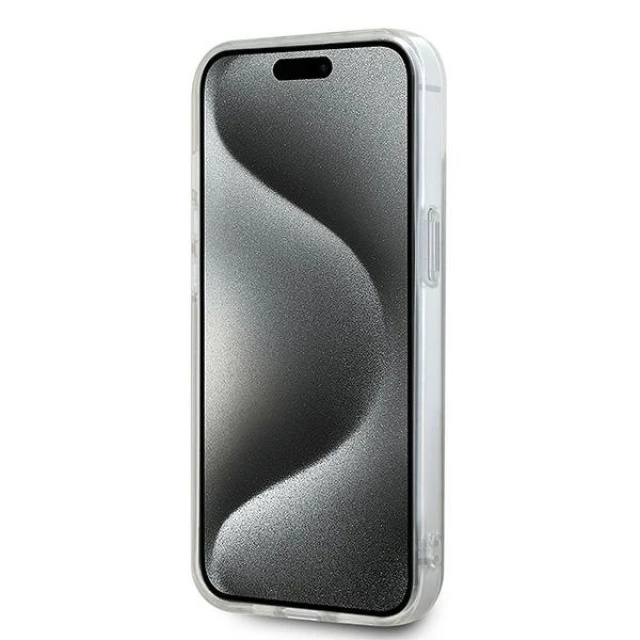 Чохол DKNY Hardcase IML Mono & Stripe для iPhone 15 / 14 / 13 Beige with MagSafe (DKHMP15SHRHSEE)