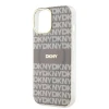 Чохол DKNY Hardcase IML Mono & Stripe для iPhone 15 / 14 / 13 Beige with MagSafe (DKHMP15SHRHSEE)