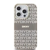 Чохол DKNY IML Mono & Stripe для iPhone 15 Pro Max Beige with MagSafe (DKHMP15XHRHSEE)