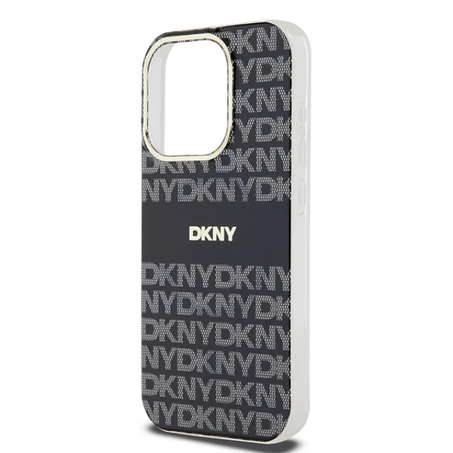 Чохол DKNY IML Mono Stripe для iPhone 13 Pro Black with MagSafe (DKHMP13LHRHSEK)