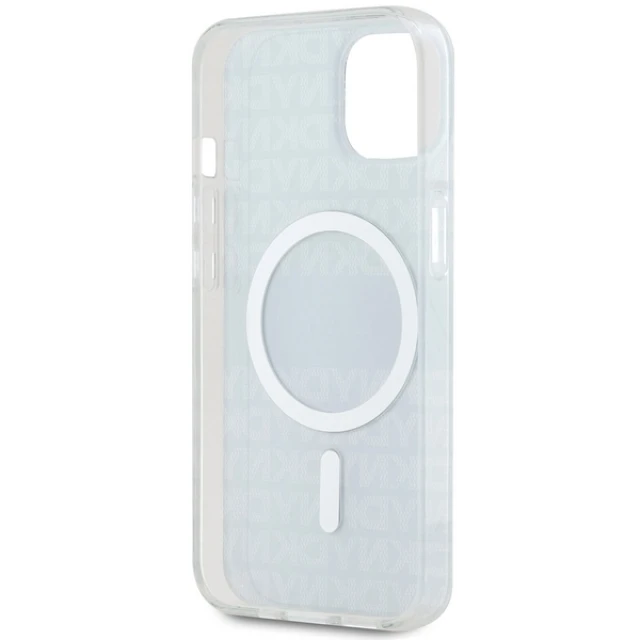 Чохол DKNY Mono & Stripe для iPhone 15 Plus / 14 Plus Black with MagSafe (DKHMP15MHRHSEK)