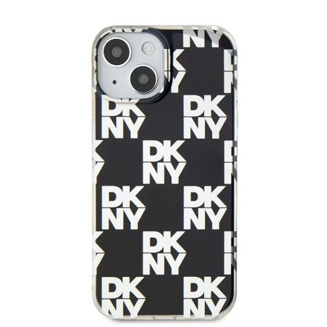 Чохол DKNY IML Checkered Mono Pattern для iPhone 15 / 14 / 13 Black (DKHCP15SHDLCEK)