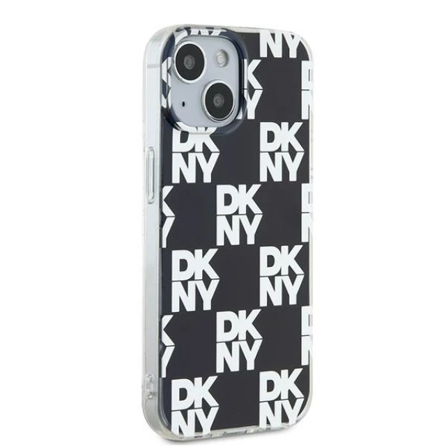 Чохол DKNY IML Checkered Mono Pattern для iPhone 15 / 14 / 13 Black (DKHCP15SHDLCEK)