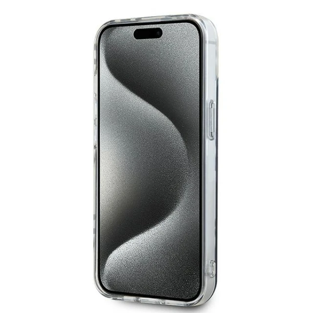 Чохол DKNY IML Checkered Mono Pattern для iPhone 15 / 14 / 13 Black (DKHCP15SHDLCEK)