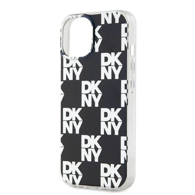 Чохол DKNY IML Checkered Mono Pattern для iPhone 15 / 14 / 13 Black (DKHCP15SHDLCEK)