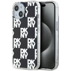 Чохол DKNY IML Checkered Mono Pattern для iPhone 15 / 14 / 13 Black (DKHCP15SHDLCEK)