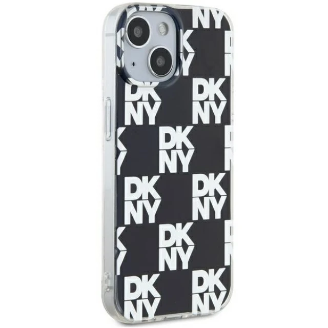Чохол DKNY IML Checkered Mono Pattern для iPhone 15 Plus | 14 Plus Black (DKHCP15MHDLCEK)