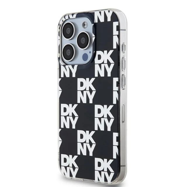 Чехол DKNY Checkered Mono Pattern для iPhone 15 Pro 6.1