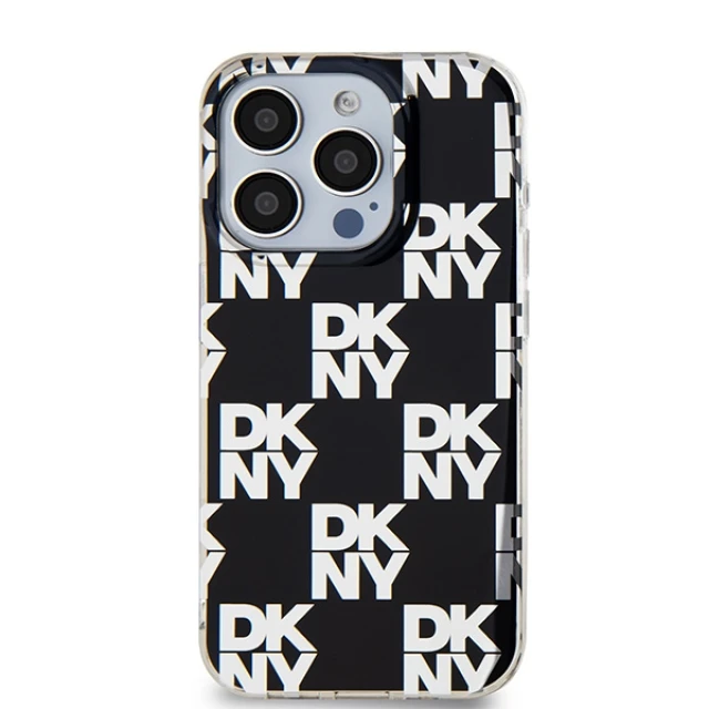Чехол DKNY Checkered Mono Pattern для iPhone 15 Pro 6.1