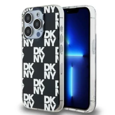Чехол DKNY IML Checkered Mono Pattern для iPhone 15 Pro Max Black (DKHCP15XHDLCEK)