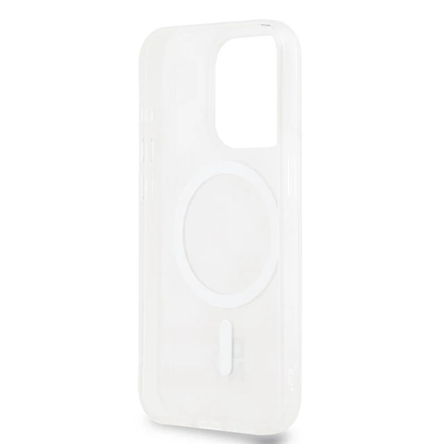 Чохол DKNY IML Checkered Mono Pattern & Printed Stripes для iPhone 15 Pro Pink with MagSafe (DKHMP15LHCPTSP)
