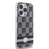 Чохол DKNY Hardcase IML Checkered Mono Pattern & Printed Stripes для iPhone 13 Pro Black with MagSafe (DKHMP13LHCPTSK)