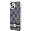 Чохол DKNY Checkered Mono Pattern для iPhone 15 / 14 Black with MagSafe (DKHMP14SHCPTSK)