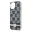 Чохол DKNY Checkered Mono Pattern для iPhone 15 / 14 Black with MagSafe (DKHMP14SHCPTSK)