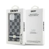 Чехол DKNY Checkered Mono Pattern & Printed Stripes для iPhone 15 / iPhone 14 / iPhone 13 Black with MagSafe (DKHMP15SHCPTSK)
