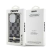 Чохол DKNY IML Checkered Mono Pattern & Printed Stripes для iPhone 15 Pro Max Black with MagSafe (DKHMP15XHCPTSK)