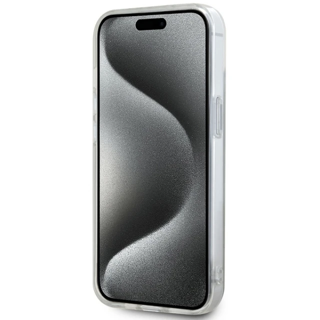 Чохол DKNY IML Checkered Mono Pattern & Printed Stripes для iPhone 15 / iPhone 14 / iPhone 13 Beige with MagSafe (DKHMP15SHCPTSE)