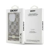 Чохол DKNY IML Checkered Mono Pattern & Printed Stripes для iPhone 15 Pro Beige with MagSafe (DKHMP15LHCPTSE)
