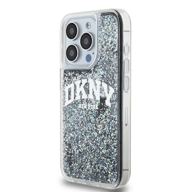 Чохол DKNY Liquid Glitter Big Logo для iPhone 13 Pro Black (DKHCP13LLBNAEK)