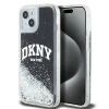Чохол DKNY Liquid Glitter Big Logo для iPhone 15 / 14 Black (DKHCP14SLBNAEK)