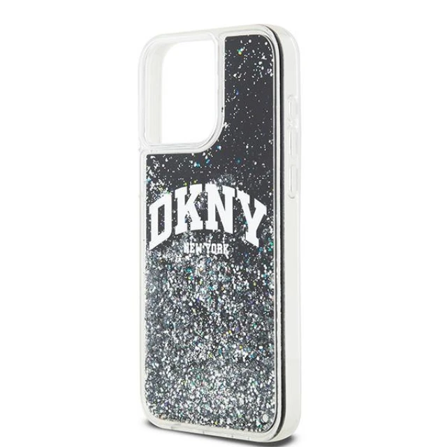 Чехол DKNY Liquid Glitter Big Logo для iPhone 14 Pro Max Black (DKHCP14XLBNAEK)
