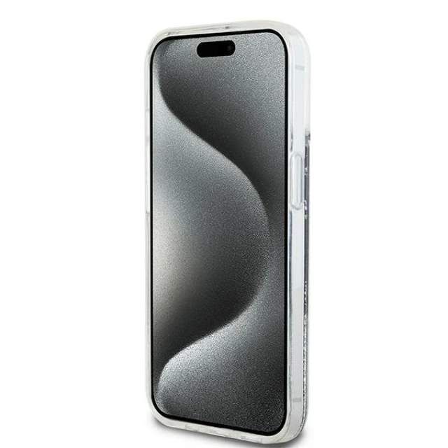 Чохол DKNY Liquid Glitter Big Logo для iPhone 15 Plus / 14 Plus Black (DKHCP15MLBNAEK)