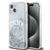 Чохол DKNY Liquid Glitter Big Logo для iPhone 15 / 14 / 13 White (DKHCP15SLBNAET)