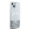 Чохол DKNY Liquid Glitter Big Logo для iPhone 15 / 14 / 13 White (DKHCP15SLBNAET)