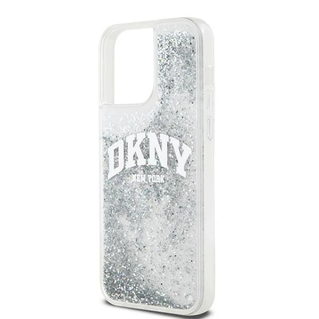 Чохол DKNY Liquid Glitter Big Logo для iPhone 15 Pro Max White (DKHCP15XLBNAET)