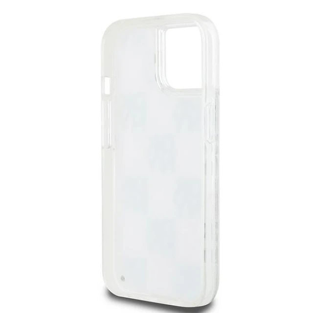 Чохол DKNY Liquid Glitter Multilogo для iPhone 15 / 14 / 13 White (DKHCP15SLCPEPT)