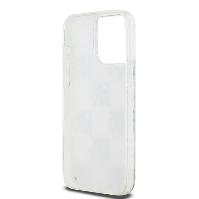 Чохол DKNY Liquid Glitter Multilogo для iPhone 15 Pro Max White (DKHCP15XLCPEPT)