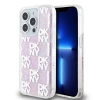 Чохол DKNY Hardcase Liquid Glitter Multilogo для iPhone 15 Pro Pink (DKHCP15LLCPEPP)