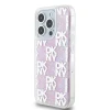 Чохол DKNY Hardcase Liquid Glitter Multilogo для iPhone 15 Pro Pink (DKHCP15LLCPEPP)