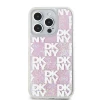 Чохол DKNY Hardcase Liquid Glitter Multilogo для iPhone 15 Pro Pink (DKHCP15LLCPEPP)