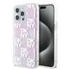 Чохол DKNY Liquid Glitter Multilogo для iPhone 15 Pro Max Pink (DKHCP15XLCPEPP)
