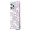 Чохол DKNY Liquid Glitter Multilogo для iPhone 15 Pro Max Pink (DKHCP15XLCPEPP)