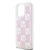 Чохол DKNY Liquid Glitter Multilogo для iPhone 15 Pro Max Pink (DKHCP15XLCPEPP)