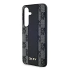 Чохол DKNY Leather Checkered Mono Pattern для Samsung Galaxy S24 Black with MagSafe (DKHMS24SPCPVSLK)