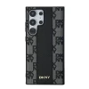 Чехол DKNY Leather Checkered Mono Pattern для Samsung Galaxy S24 Ultra Black with MagSafe (DKHMS24LPCPVSLK)