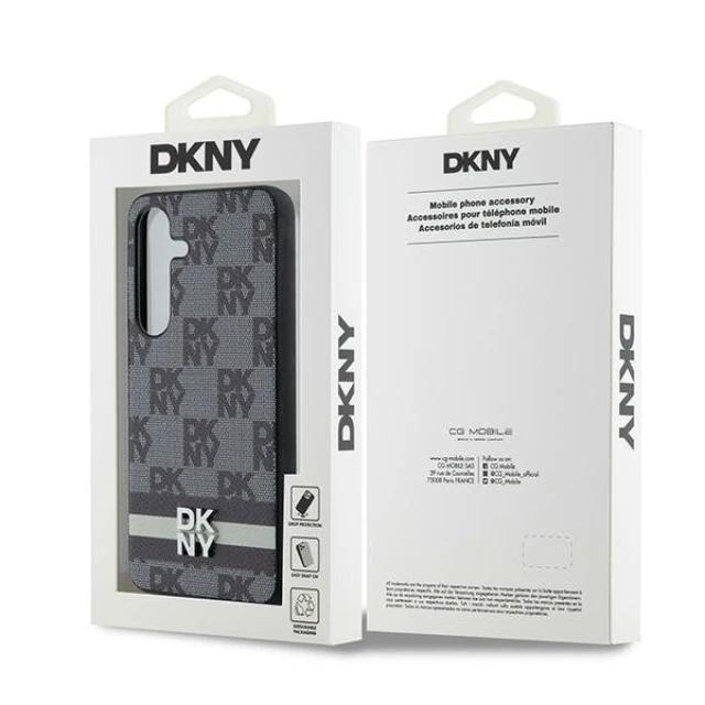 Чехол DKNY Checkered Mono Pattern для Samsung Galaxy S24 Black (DKHCS24SPCPTSSK)