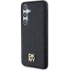Чохол DKNY Leather Pattern Metal Logo для Samsung Galaxy S24 Black with MagSafe (DKHMS24SPSHRPSK)